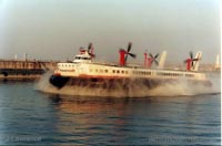 The Princess Anne (GH-2007) arriving at Dover Hoverport